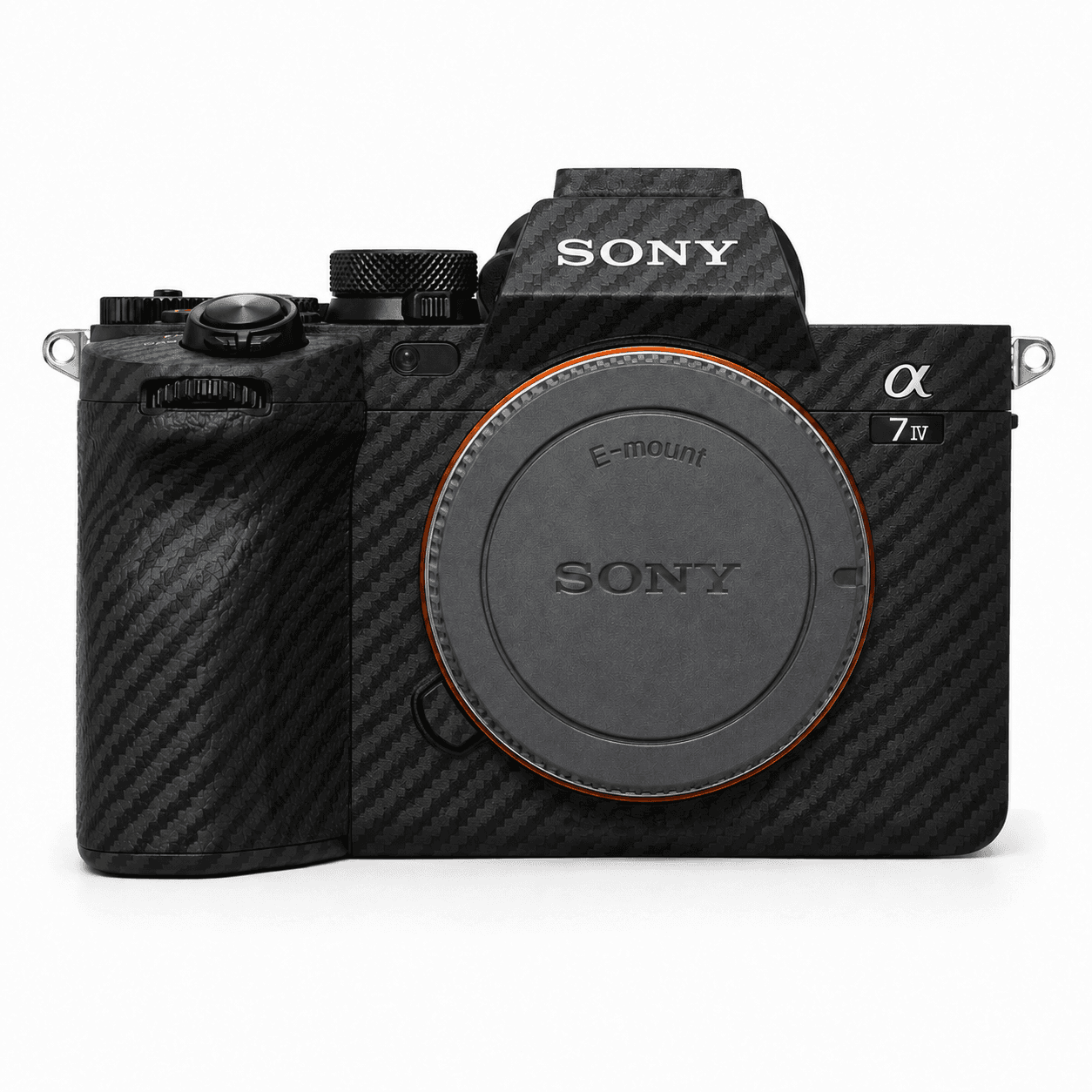 Carbon Fiber Black Matt skin for Sony Mark IV