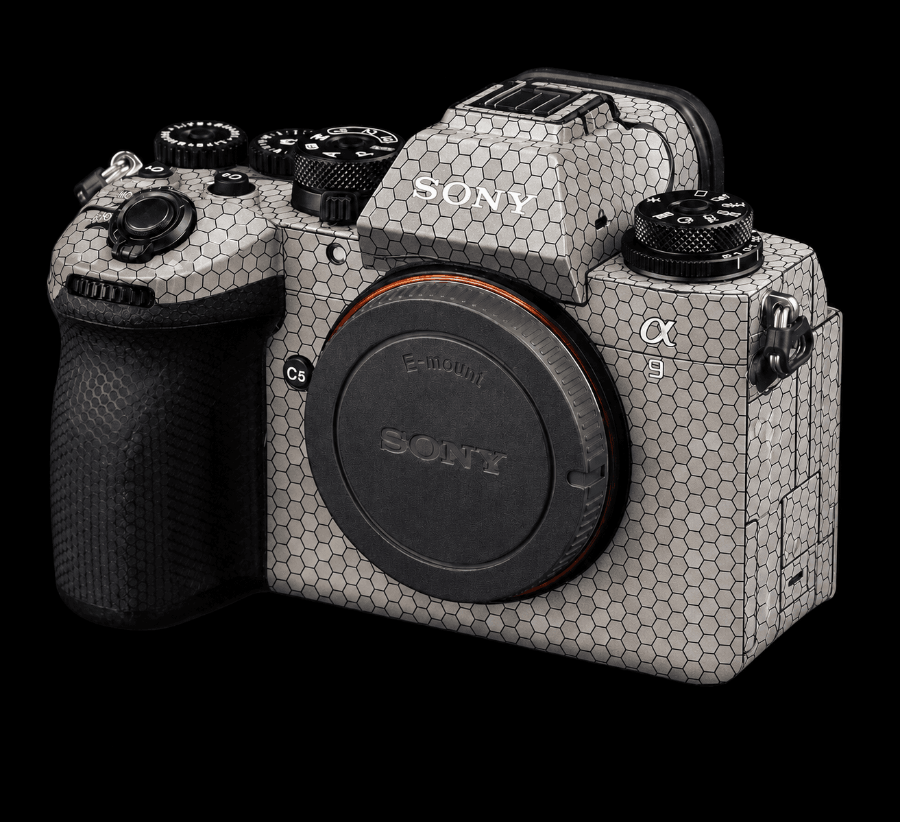 White Honeycomb Sony Mark IV - Full Body Skin