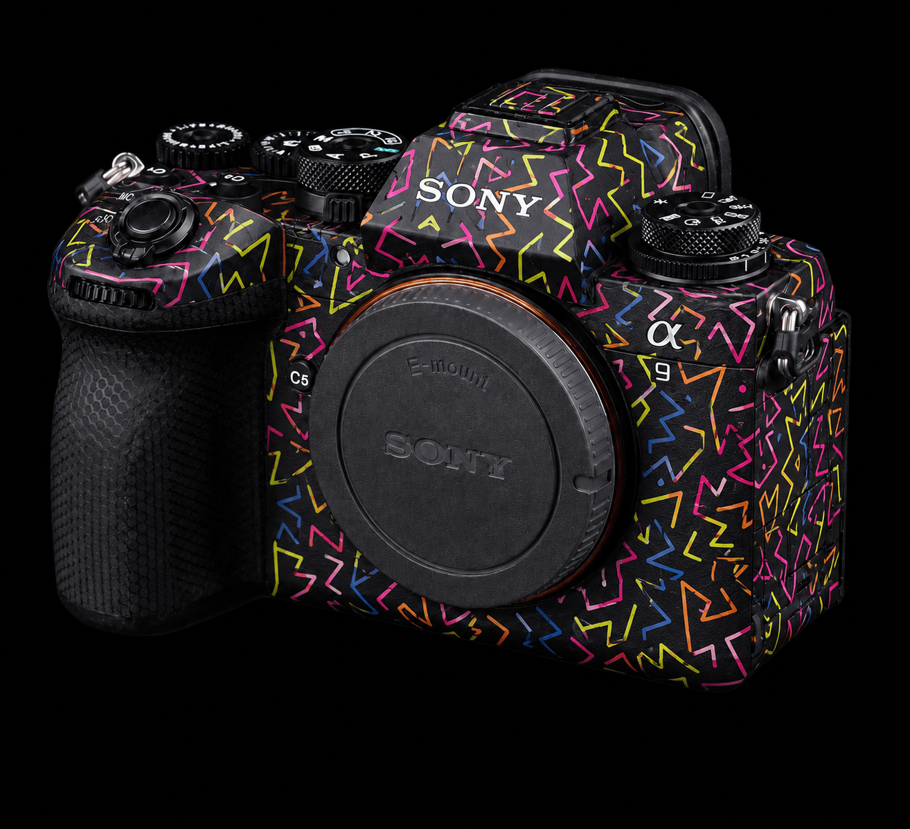 Colourful Zigzag skin full body