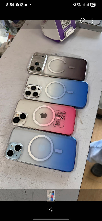 Gradient crystal case for iPhone